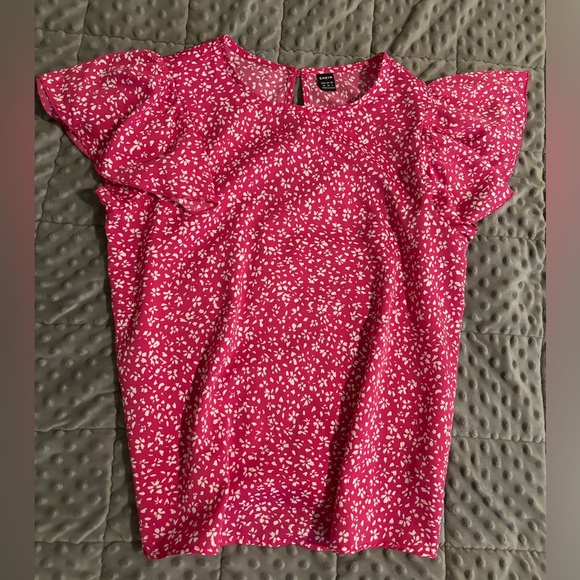 Pink ditzy top - Picture 6 of 6